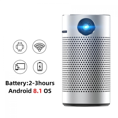 جهاز عرض ذكي خارجي يعمل بنظام أندرويد ، جهاز عرض صغير لاسلكي 1080P LED DLP