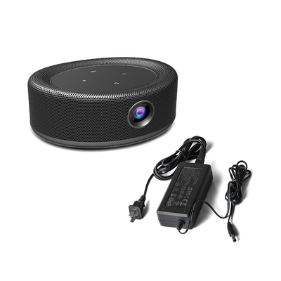 جهاز عرض LED صغير محمول للمنزل 350 لومن 1080P HDMI DLP 55W