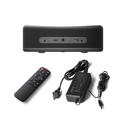 جهاز عرض السينما المنزلية HDMI 4K 350 ANSI Lumens DLP جهاز عرض المسرح المنزلي الذكي