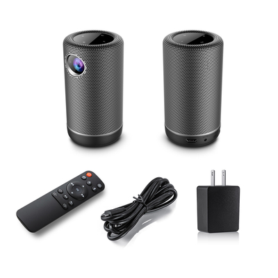 جهاز عرض للجيب Pico DLP يعمل بالبطارية مع WiFi Bluetooth 150 ANSI Lumen