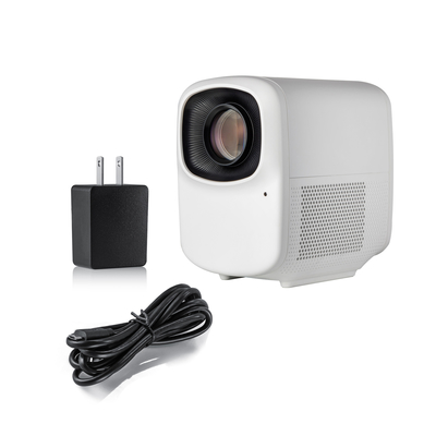 4K Zoom Smart Pico Projector 1920 × 1080P جهاز عرض رقمي صغير 19 فولت 3.7 أمبير