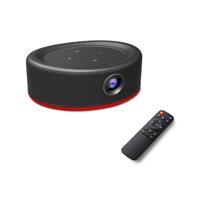 350 لومن 1080P HD بروجيكتور DLP أندرويد 8.1 بروجيكتور للهاتف المحمول 4K